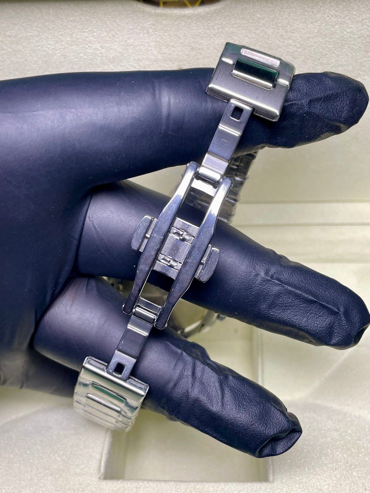 PP Silver With Green Dial