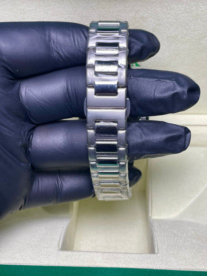 PP Silver With Green Dial