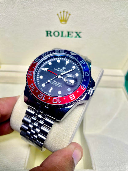 RLX Gmt with Red and Black rotating Dial