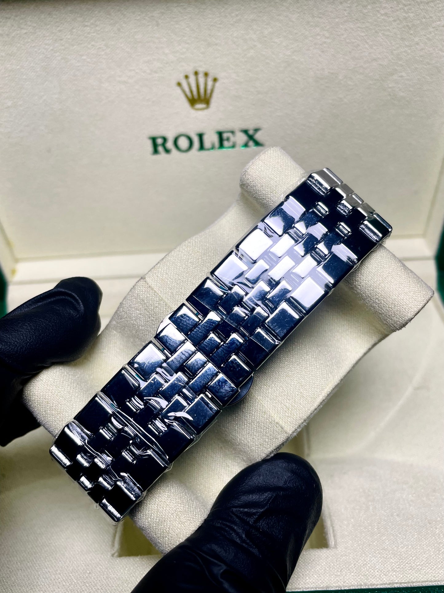 RLX Land Dweller With White Dial & Master Lock