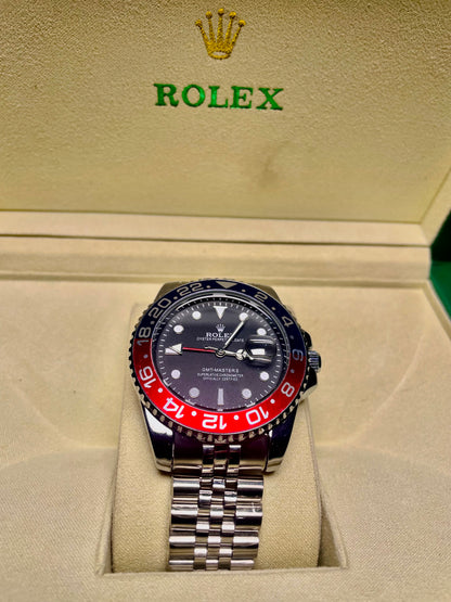 RLX Gmt with Red and Black rotating Dial