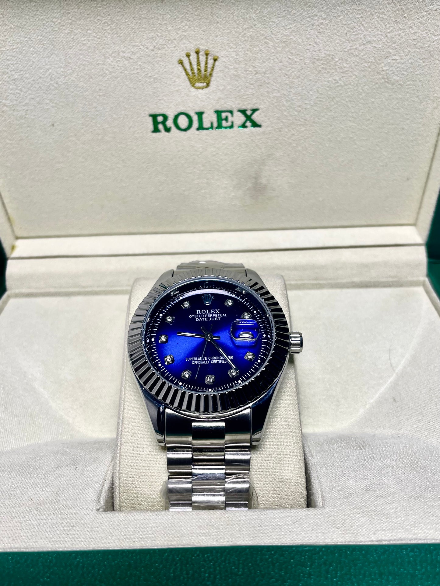 RLX Jublie Chain Blue Dial