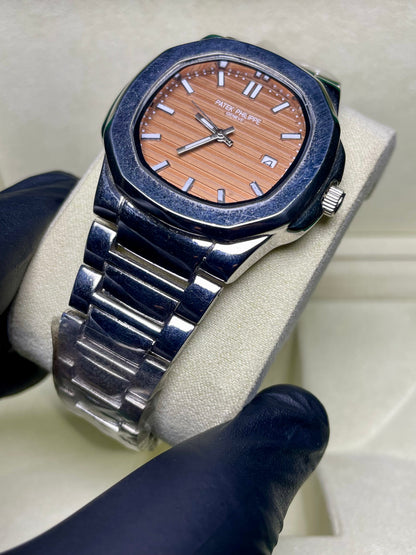 PP Silver With Brown Dial